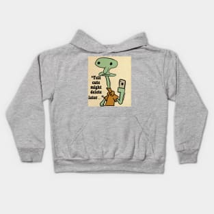 Awkward Squidward #1b Kids Hoodie